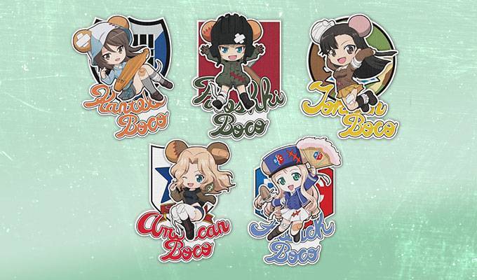 BOCOガール ワッペンシール