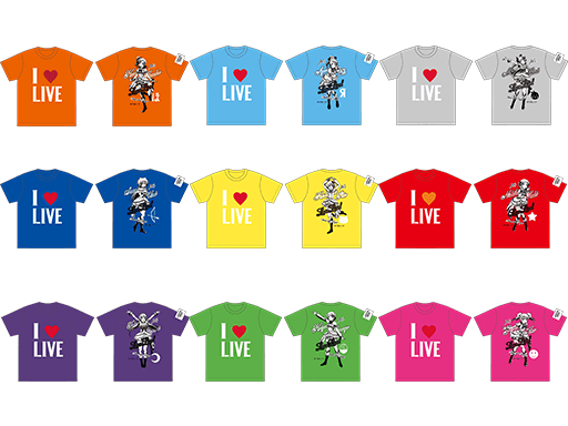 I ♥LIVE Tシャツ